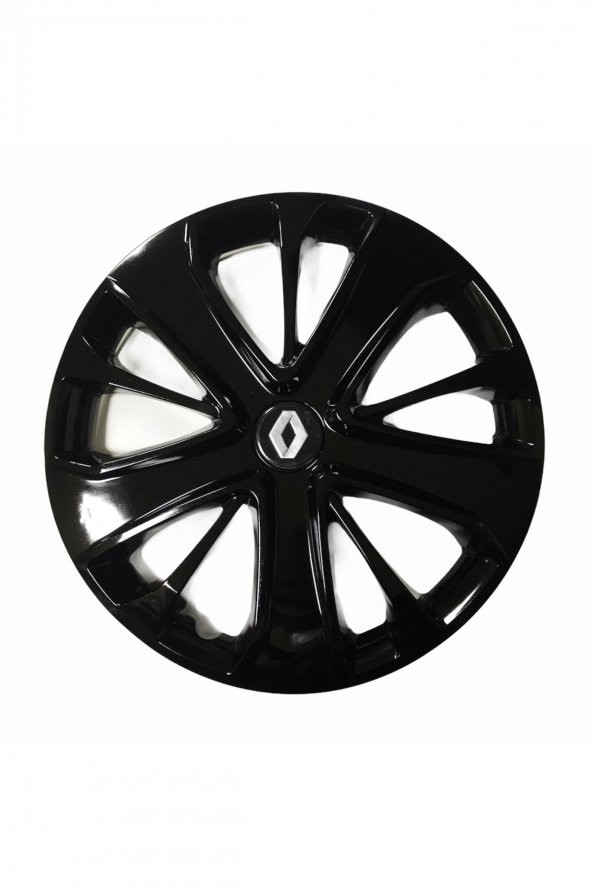 Renault Laguna Uyumlu 15 Inç Piano Black Siyah Jant Kapağı 4 Adet ürün görseli 1