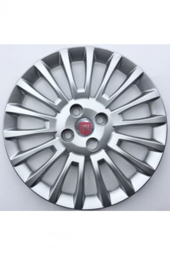 Fiat Linea 15 Inç Jant Kapağı 4 Adet Kırılmaz Esnek - Amblem Hediyeli