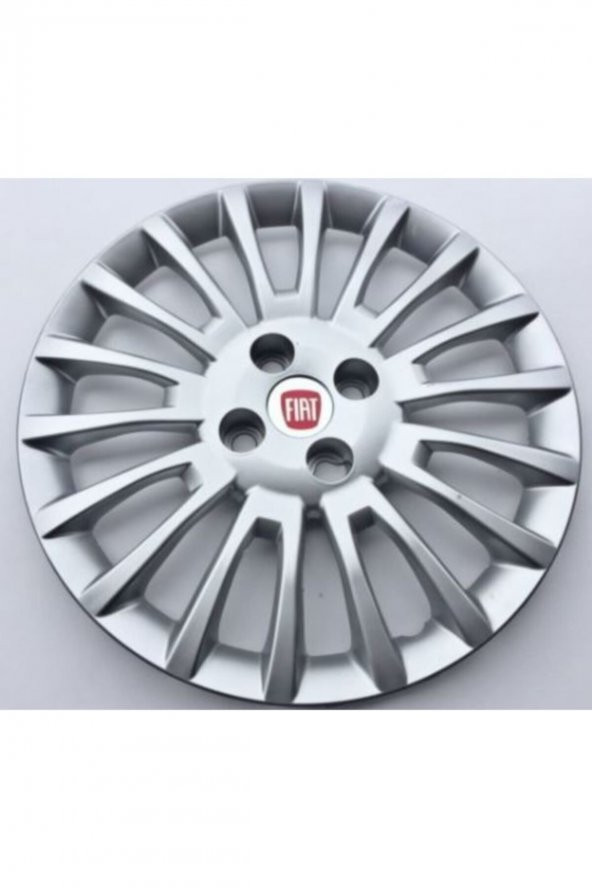 Fiat Linea 15 Inç Jant Kapağı 4 Adet Kırılmaz Esnek - Amblem Hediyeli - Resim 2