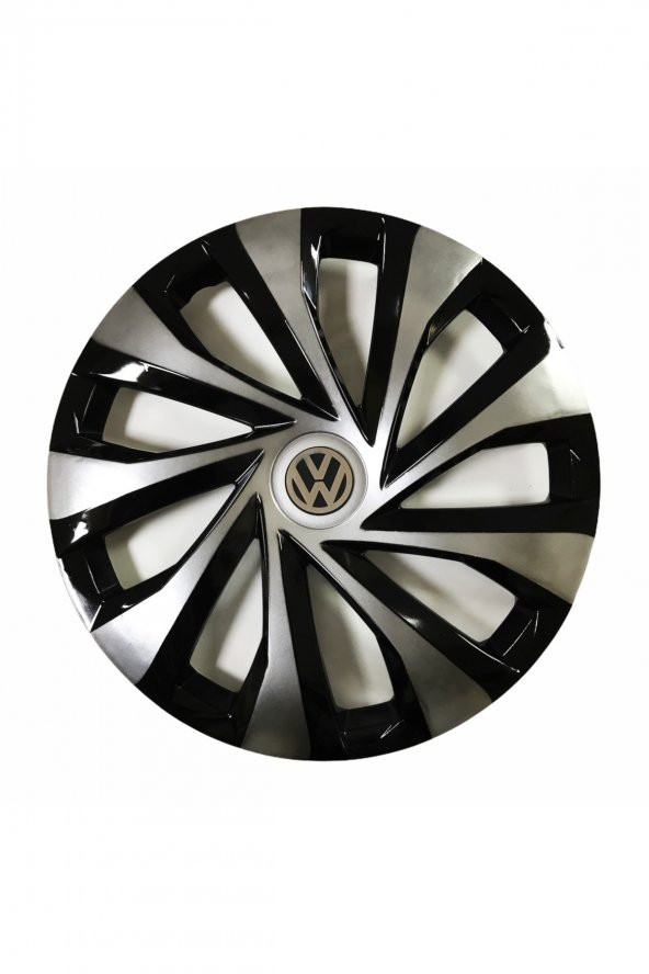 Volkswagen T5 Uyumlu 15 Inç Piano Black Siyah Jant Kapağı 4 Adet ürün görseli 1