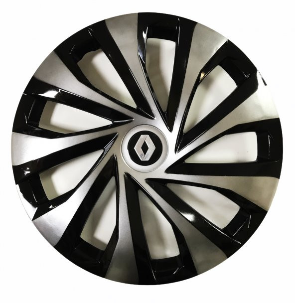 Renault Fluence Uyumlu 15 Inç Piano Black Siyah Jant Kapağı 4 Adet