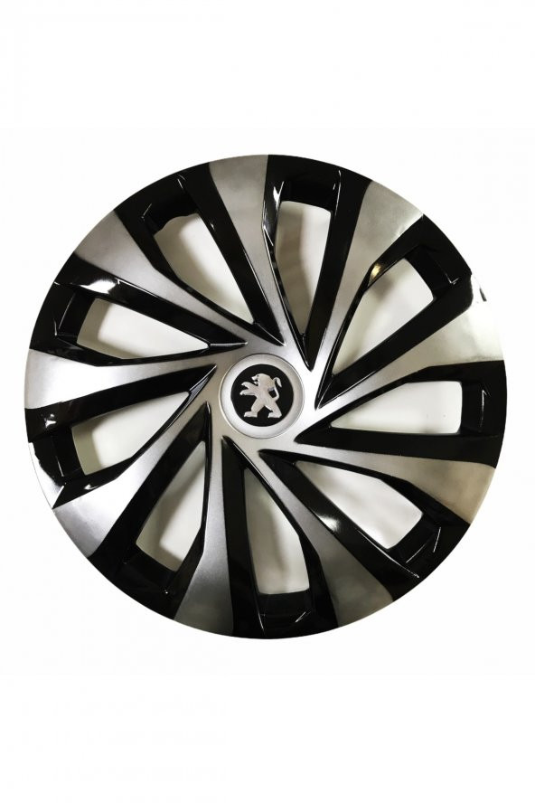 Peugeot 508 Uyumlu 15 Inç Piano Black Siyah Jant Kapağı 4 Adet ürün görseli 1