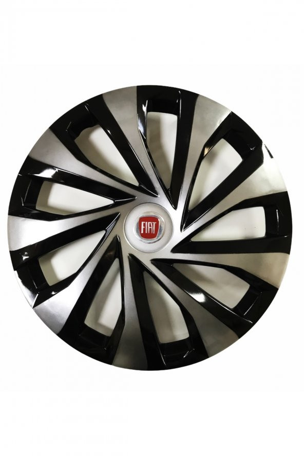 Fiat Araçlarına Uyumlu 15 Inç Piano Black Siyah Jant Kapağı 4 Adet