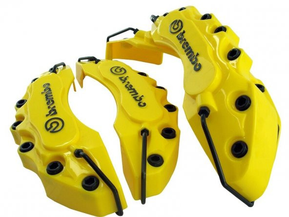 Mercedes Araçlarına Uyumlu Sarı Kaliper Kapağı 4lü Yağ Hortumlu ürün görseli 1