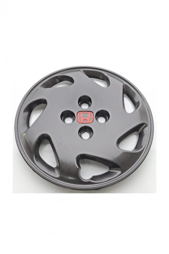 14 Inç Honda Rüzgar Gülü Jant Kapağı 4 Adet Çelik Jant Görünümlü Füme- Kırılmaz Esnek - Resim 2