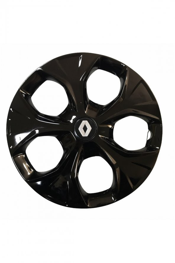 Renault 9 Uyumlu 14 Inç Piano Black Siyah Jant Kapağı 4 Adet ürün görseli 1