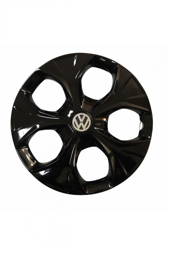 Volkswagen Araçlarına Uyumlu 14 Inç Piano Black Siyah Jant Kapağı 4 Adet