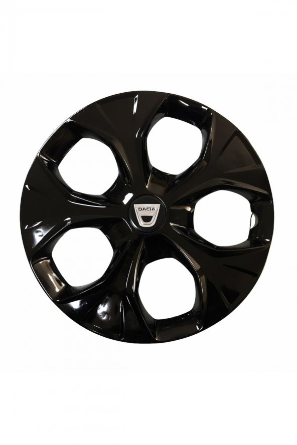 Dacia Duster Uyumlu 14 Inç Piano Black Siyah Jant Kapağı 4 Adet ürün görseli 1