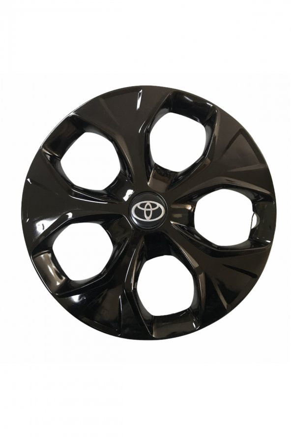 Toyota Araçlarına Uyumlu 15 Inç Piano Black Siyah Jant Kapağı 4 Adet ürün görseli 1