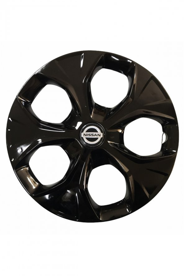 Nissan Primera Uyumlu 15 Inç Piano Black Siyah Jant Kapağı 4 Adet ürün görseli 1