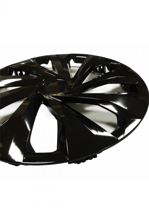 Seat İbiza Uyumlu 15 Inç Piano Black Siyah Jant Kapağı 4 Adet - 4