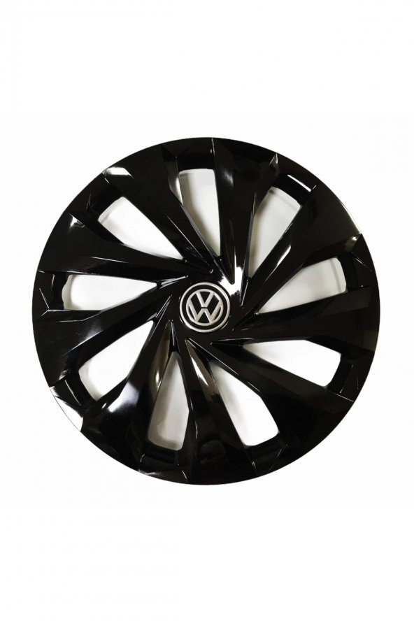 Volkswagen Tiguan Uyumlu 14 Inç Piano Black Siyah Jant Kapağı 4 Adet ürün görseli 1