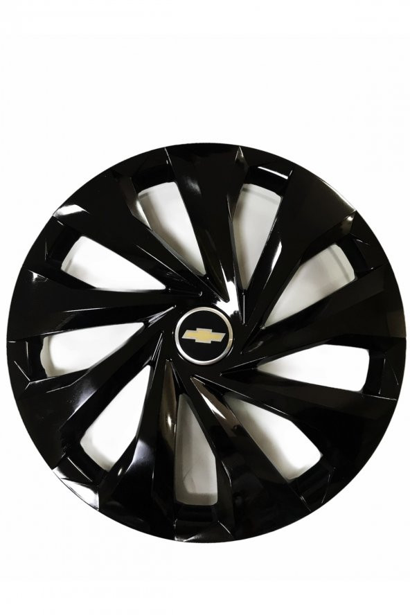 Chevrolet Aveo Uyumlu 15 Inç Piano Black Siyah Jant Kapağı 4 Adet