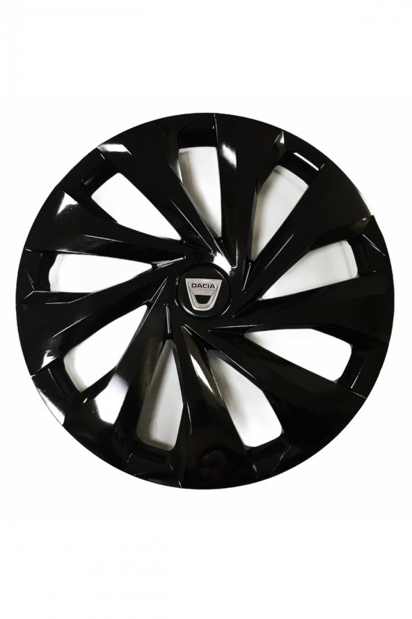 Dacia Lodgy Uyumlu 14 Inç Piano Black Siyah Jant Kapağı 4 Adet - 1