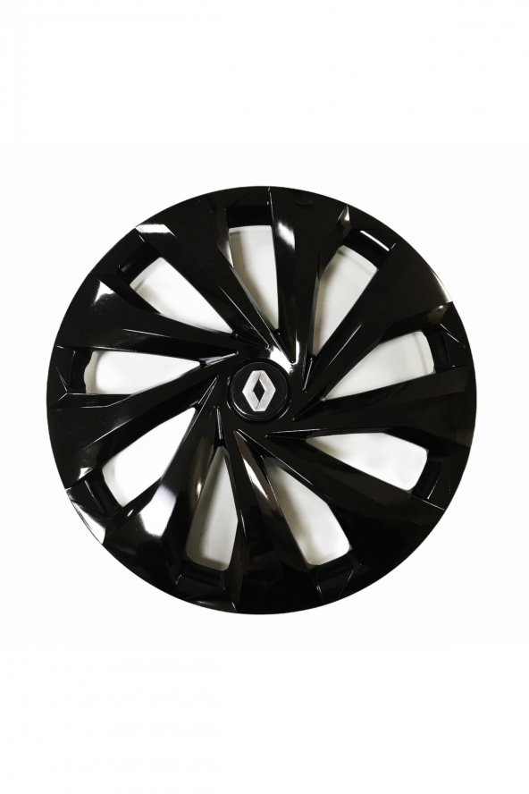 Renault 21 Uyumlu 14 Inç Piano Black Siyah Jant Kapağı 4 Adet ürün görseli 1