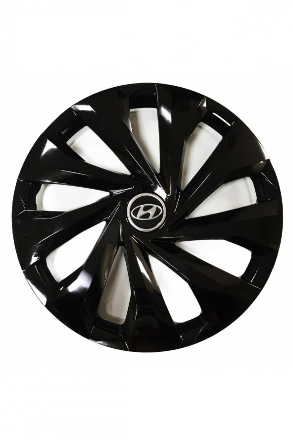 Hyundai İ20 Uyumlu 15 Inç Piano Black Siyah Jant Kapağı 4 Adet