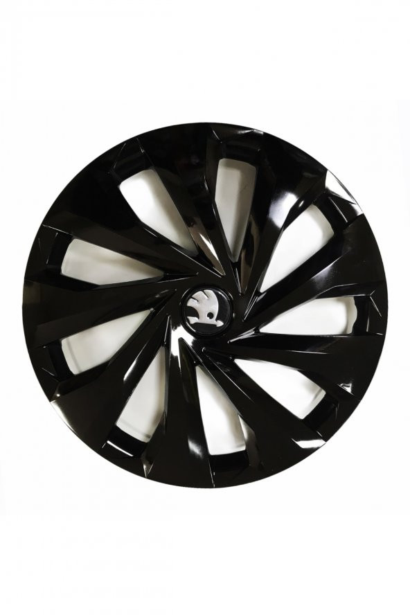 Skoda Fabia Uyumlu 14 Inç Piano Black Siyah Jant Kapağı 4 Adet ürün görseli 1