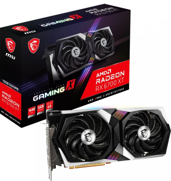 MSI AMD Radeon RX 6700 XT Gaming X 12 GB GDDR6 192 Bit Ekran Kartı