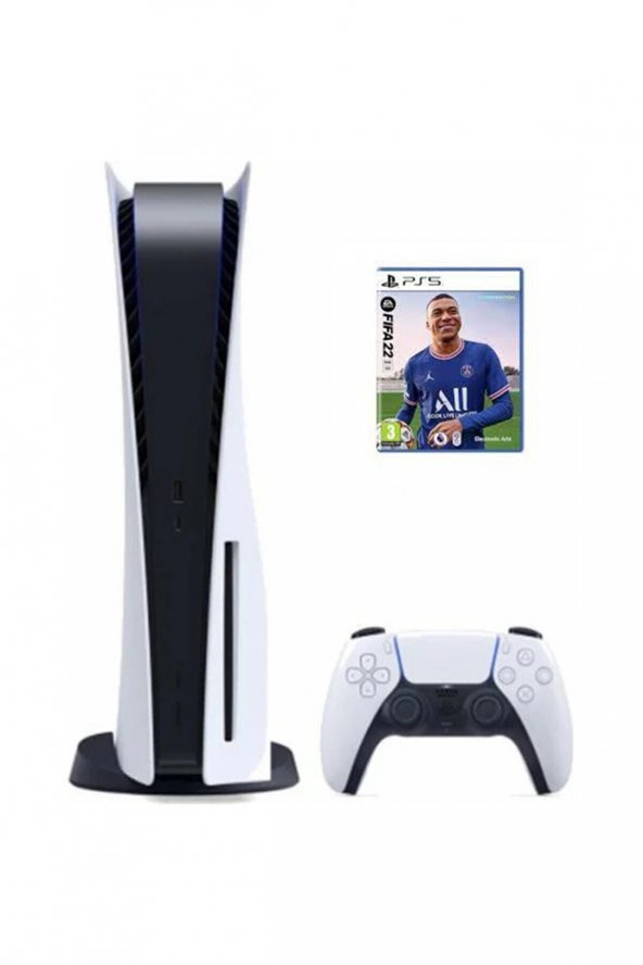 Sony Playstation 5 PS5 Oyun Konsolu + PS5 Fifa 2022 (İthalatçı Garantili)