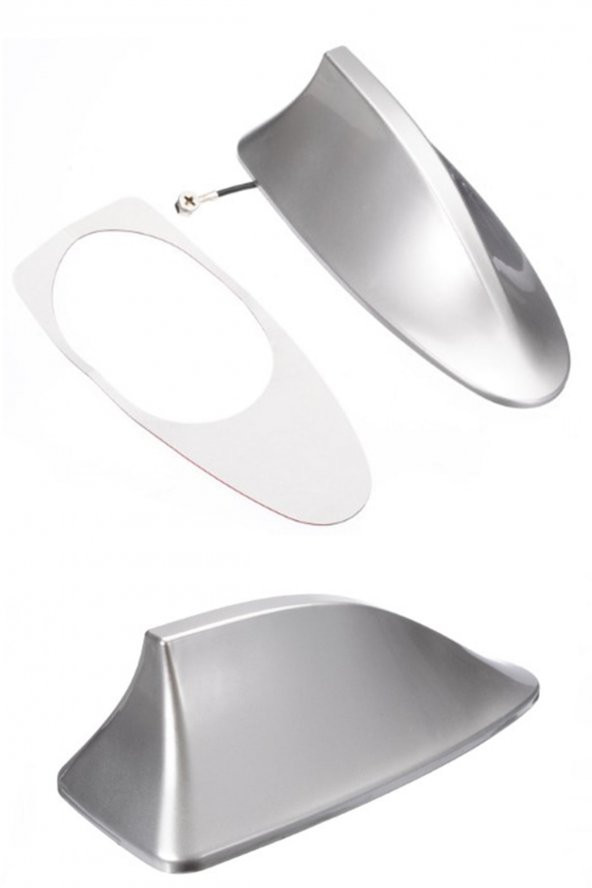 Elektrikli Her Araca Uygun GRİ Shark Köpek Balığı Balina Tavan Anteni - Resim 2