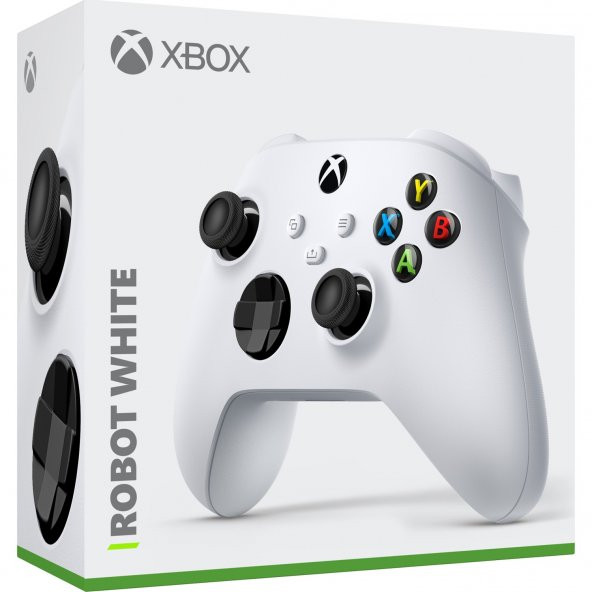 Xbox One X - S Series 9.Nesil Robot White Controller Kablosuz Kol - 4