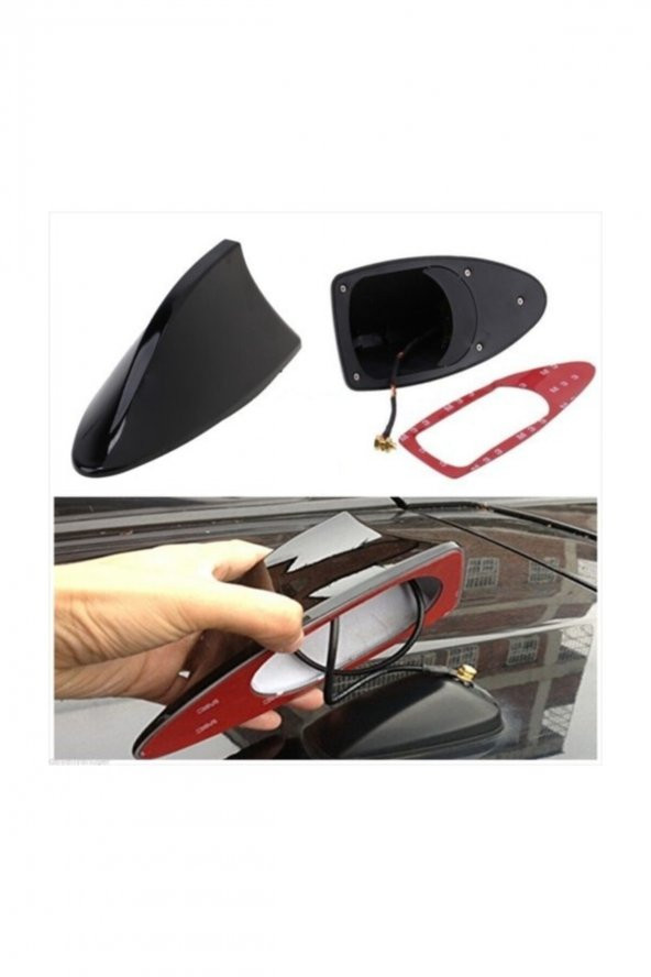 Toyota Hilux Uyumlu Elektirikli Shark Köpekbalığı Balina Tavan Anteni ürün görseli 1