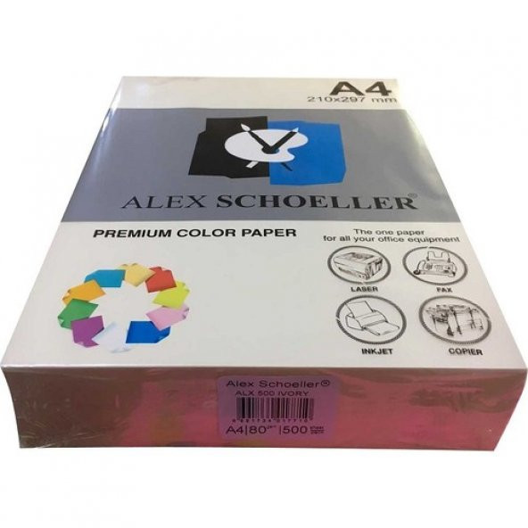 Alex Schoeller A4 Renkli Fotokopi Kağıdı 500 lü Şampanya (ALX 500)