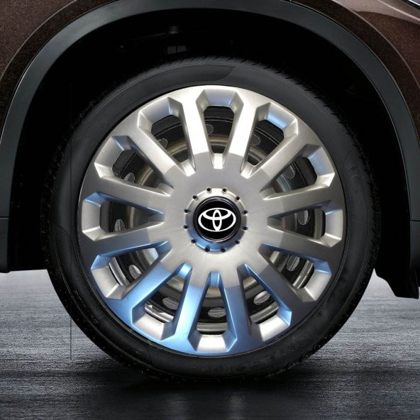 [KIRILMAZ] Toyota Yaris Uyumlu 15 İNÇ Jant Kapağı Takımı - 2