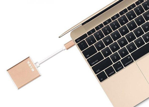 USB Type-C Erkek Giriş - HDMI Dişi Çıkış Çevirici Kablo - Resim 2