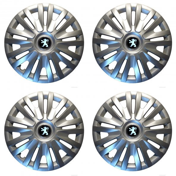 [KIRILMAZ] Peugeot 301 Uyumlu 14 İNC JANT KAPAĞI TAKIMI - Resim 2