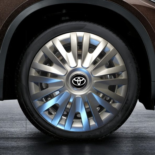 [KIRILMAZ] TOYOTA ARAÇLARA UYGUN 15 İNC JANT KAPAĞI TAKIMI