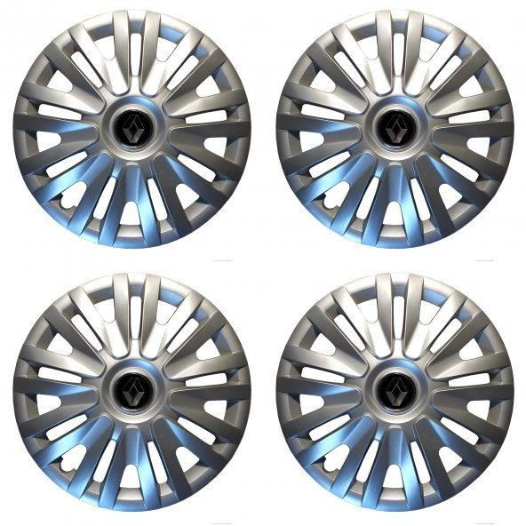 [KIRILMAZ] Renault Symbol Uyumlu 15 İNÇ Jant Kapağı Takımı - Resim 2