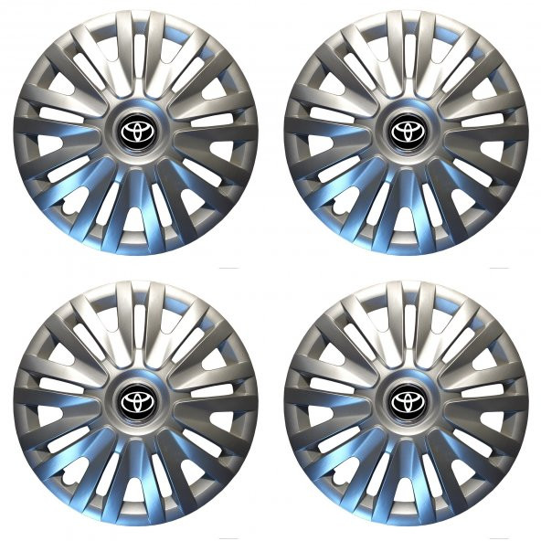[KIRILMAZ] Toyota Avensis Uyumlu 15 İNÇ Jant Kapağı Takımı - Resim 2