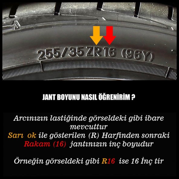 [KIRILMAZ] TOYOTA ARAÇLARA UYGUN 15 İNC JANT KAPAĞI TAKIMI - 4