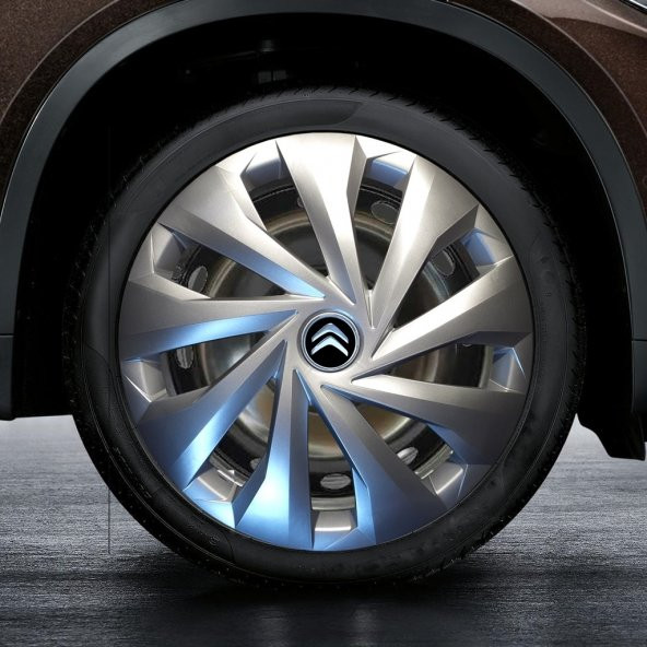 [KIRILMAZ] CİTRİOEN ARAÇLARA UYGUN 15 İNC JANT KAPAĞI TAKIMI - Resim 3