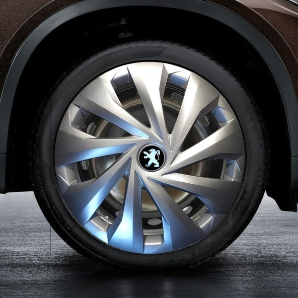 [KIRILMAZ] PEUGEOT ARAÇLARA UYGUN 15 İNC JANT KAPAĞI TAKIMI - Resim 3
