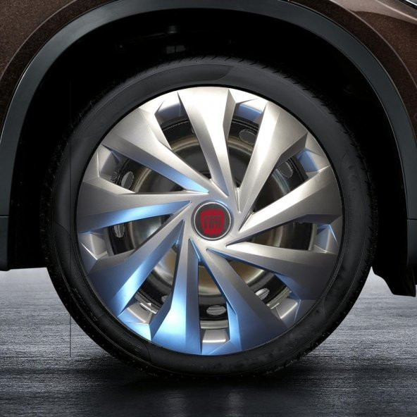 [KIRILMAZ] Fiat / Serçe Uyumlu 15 İNÇ Jant Kapağı Takımı - Resim 3
