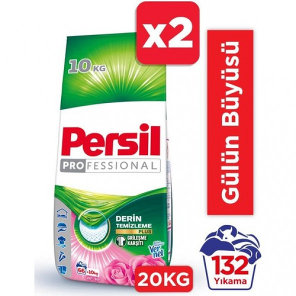 Persil Matik Toz Çamaşır Deterjanı Gülün Büyüsü 20 KG