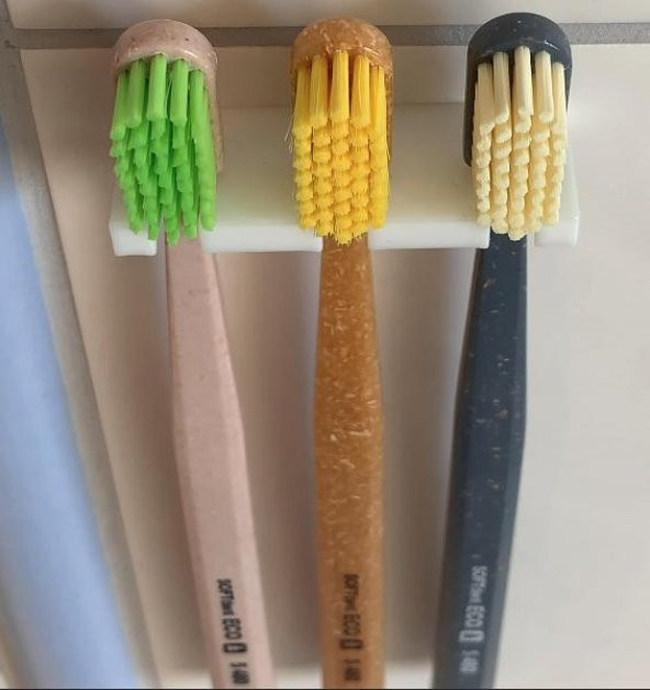 Diş Fırçası Tutucu Plastik Aparat - 4