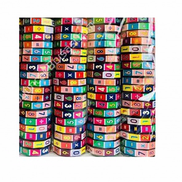 12 ADET MATEMATİK İŞLEM KÜPÜ EĞİTİCİ ZEKA KÜPÜ - 2