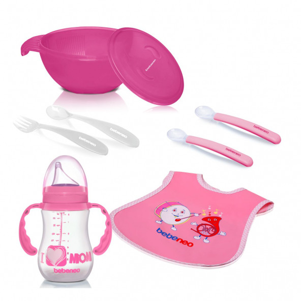 MAMA TABAĞI SİLİKON KAŞIK ÖNLÜK SULUK SETİ - 2