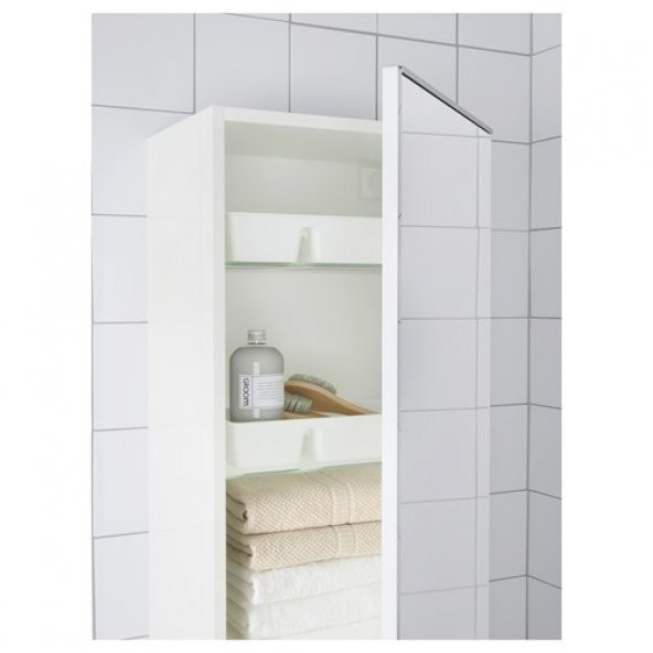 Çok Amaçlı Beyaz Kutu IKEA Bölmeli MeridyenDukkan  33x17 cm Her Alanda Kullanım - Resim 2