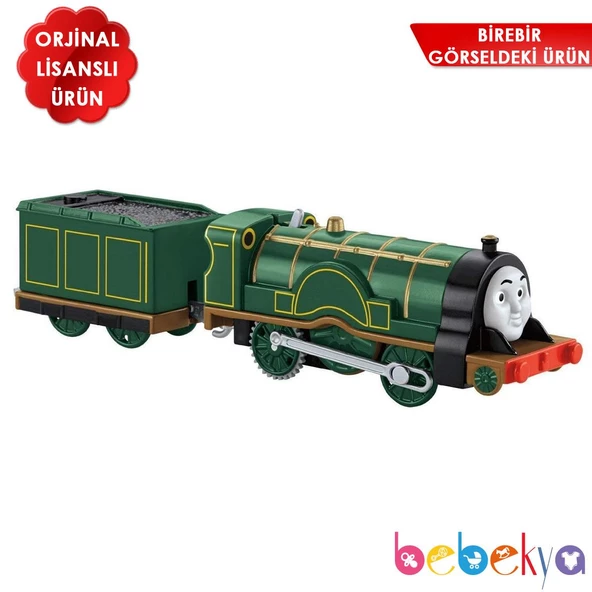 Orjinal Fisher Price Thomas ve Arkadaşları Motorlu Büyük Trenler EMILY Thomas & Friends TrackMaster Motorlu Tren