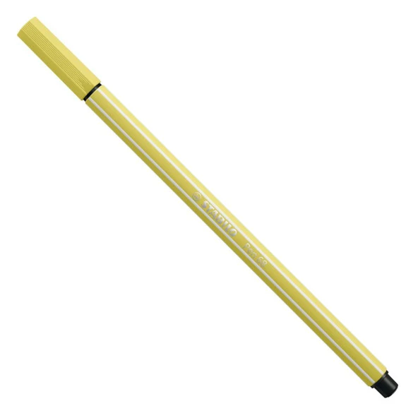 Stabilo Pen 68 Keçeli Boya Kalemi Hardal Sarı 68/67 (10 Lu Paket)