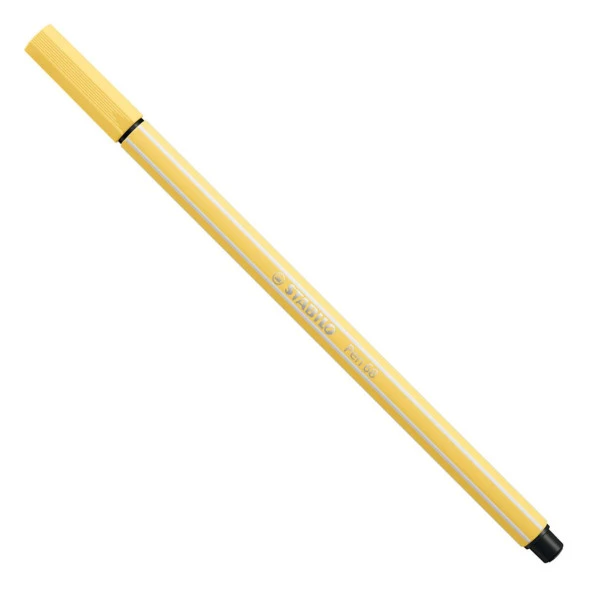Stabilo Pen 68 Keçeli Boya Kalemi Açık Sarı 68/23 (10 Lu Paket)