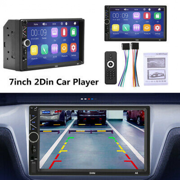 ProfroCAR Windows wince sistem 7 inç 7764B model Tft Usb-SD-Bluetoot-Aux ile Double 2DIN Oto Teyp - 4