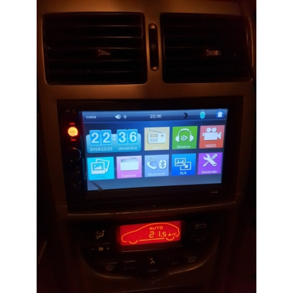 ProfroCAR Windows wince sistem 7 inç 7764B model Tft Usb-SD-Bluetoot-Aux ile Double 2DIN Oto Teyp - 5
