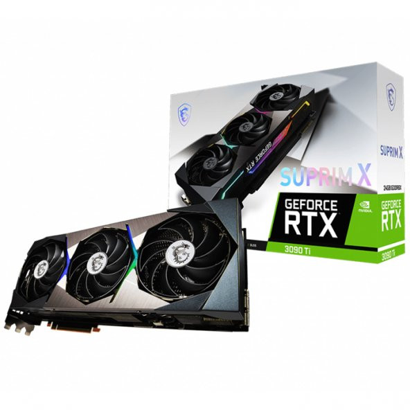 MSI GEFORCE RTX 3090 Tİ SUPRIM X 24G 24GB GDDR6X HDMI DP 384Bit