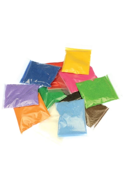 Hayal Sepeti Kum Boyama kumu 12 FARKLI RENK BİRDEN - ÜCRETSİZ KARGO - 2