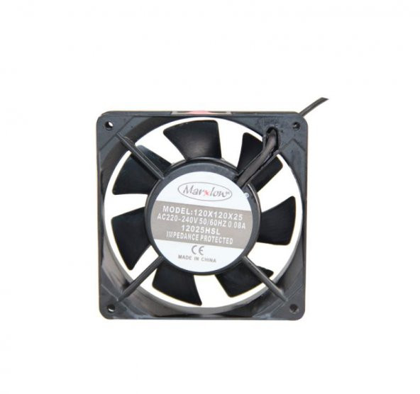 Marxlow 120x120x25 mm 220 Volt Metal Fan